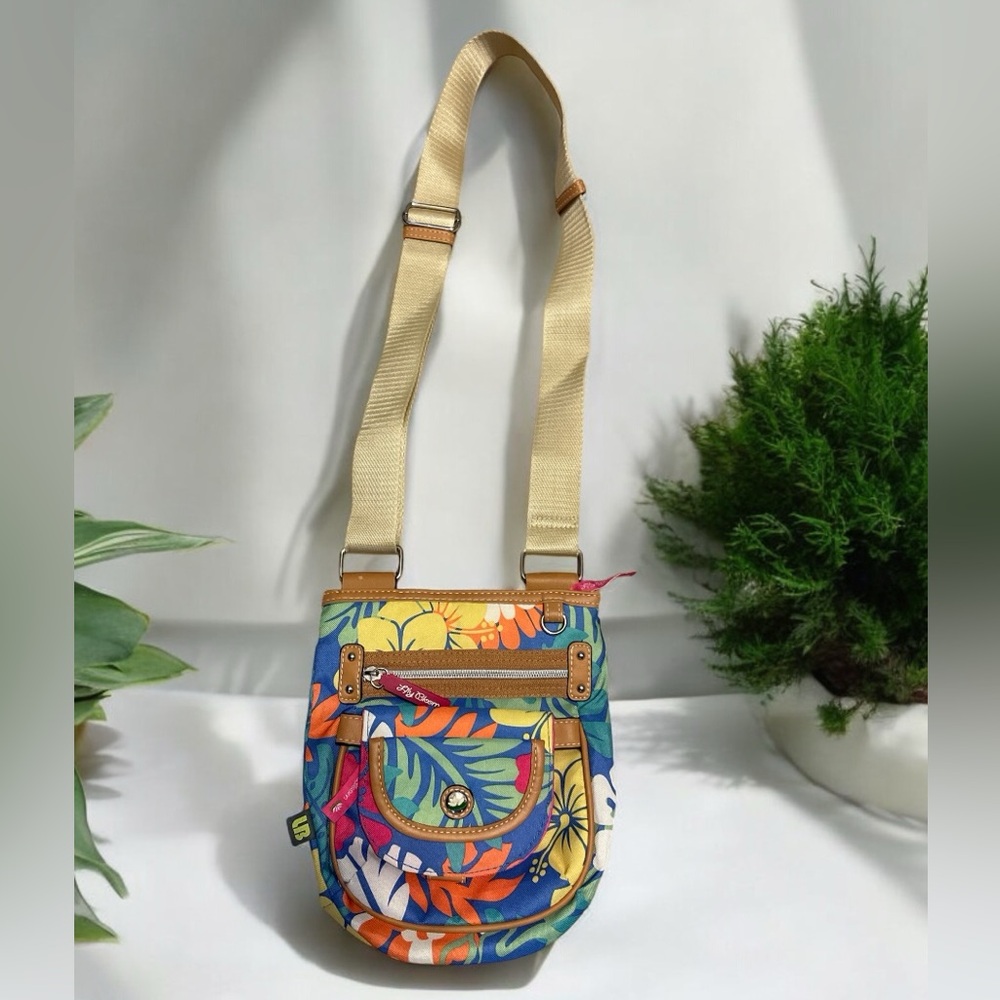 Lily Bloom Multi-Color Hawaiian Floral Crossbody